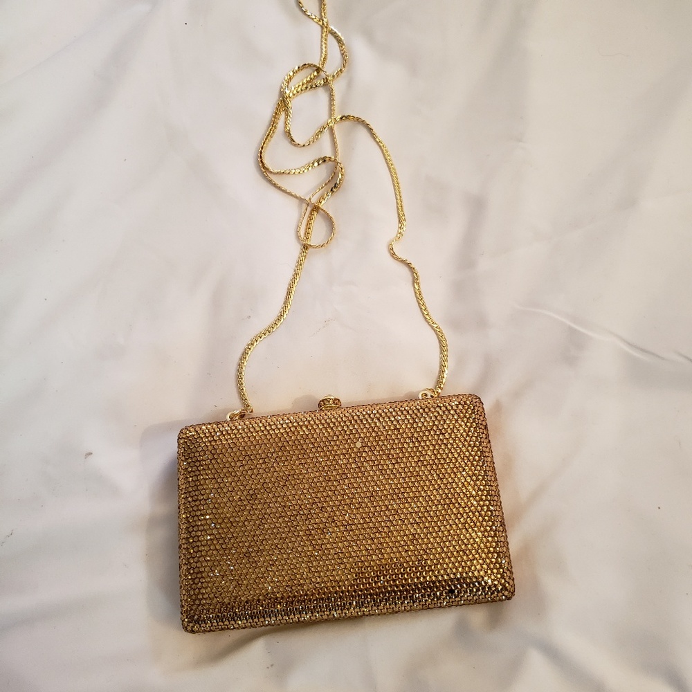 Dolli Lily Crystal Clutch (Gold)
